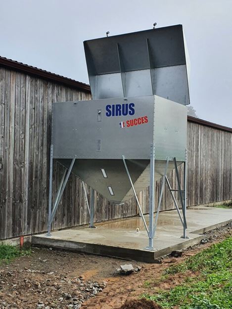 Image sur Silo « SUCCES » 8,80 m³ avec Trappe Guillotine Ø200